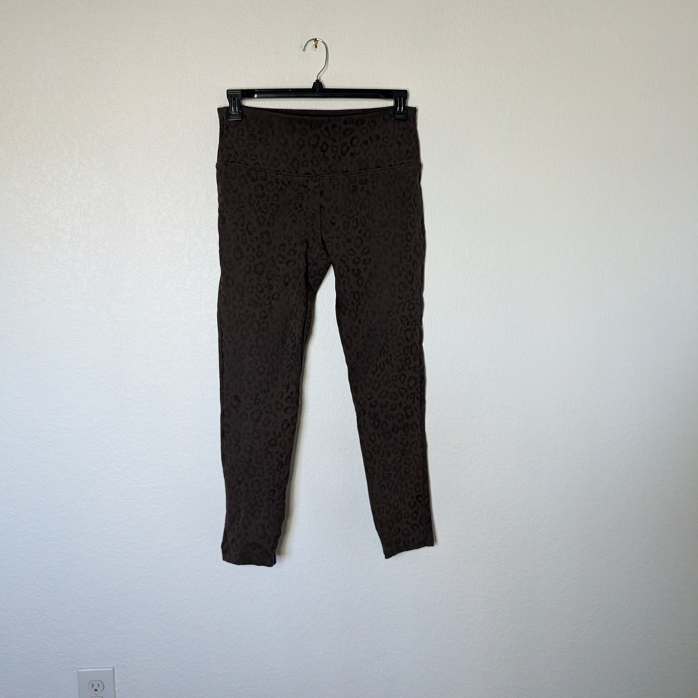 Brown Leopard Print Leggings